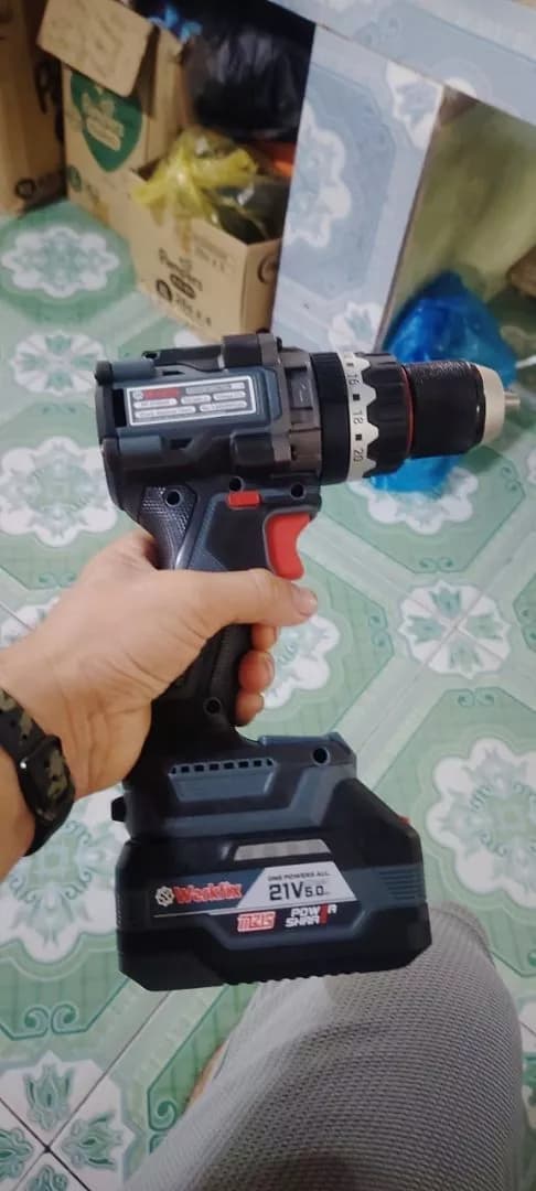 Máy khoan pin Workfix WF-ID165PRO (165N.m) - Chống lật cổ tay - Giảm chấn AVS — ảnh đánh giá khách hàng 1