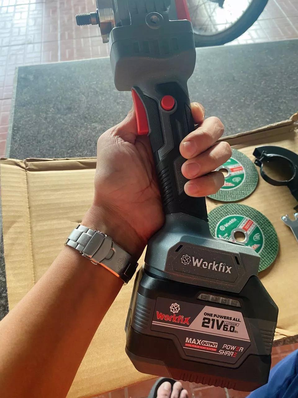 Máy mài Workfix WF-AG11000G - Chống lật cổ tay — ảnh đánh giá khách hàng 2