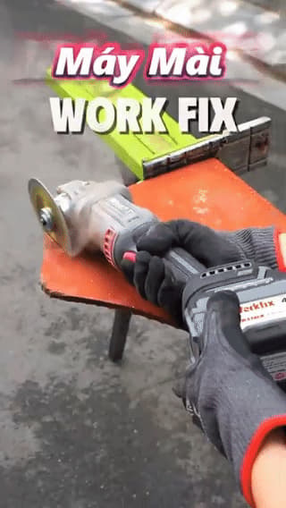 Máy mài pin WORKFIX WF-AG9000ATC có Anti-Kick Back, Không chổi than, 3 Tốc độ, 5 Tính năng an toàn — KHÔNG CHỔI THAN – LÕI ĐỒNG